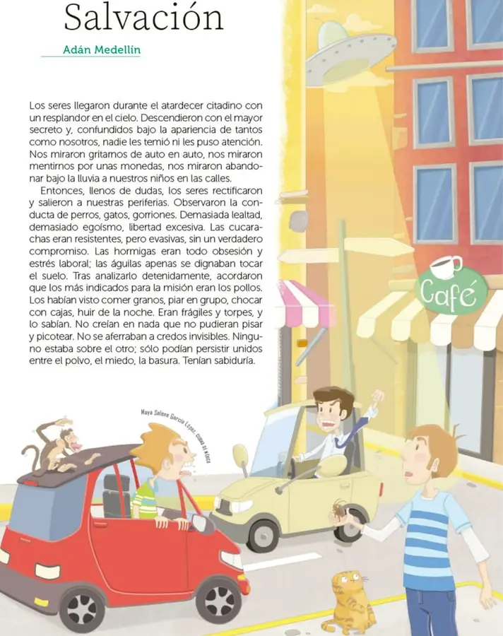 Figura 1 de Colección Ximhai. Múltiples lenguajes.   Libro de Educación Telesecundaria Grado 1°  Ciclo Escolar 2025 - 2026