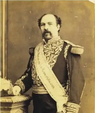 Fotografía de Ignacio de Veintimilla, presidente de la República en 1885.