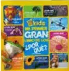 Portada del libro 'Mi primer gran libro de los ¿por qué?' con ilustraciones coloridas de animales y elementos de la naturaleza.