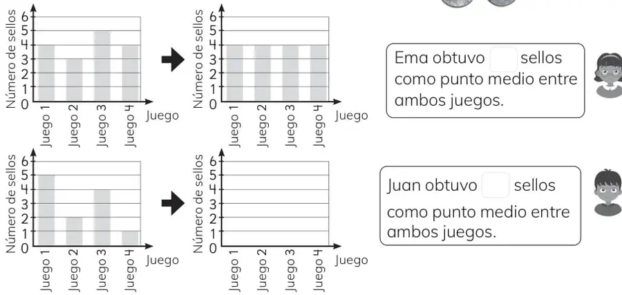 Dos monedas, una de ellas de 10 pesos, usadas como referencia del juego de sellos.