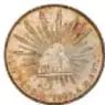 Ficha del reverso de una moneda de plata (Un Peso, 1905).