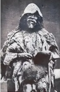 Fotografía de un mendigo de Quito en 1874.