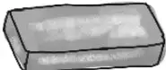 Dibujo de una cantera: excavación con bloques de piedra y rocas.