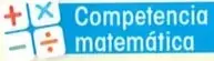 Ícono con signos matemáticos que identifica la competencia matemática.