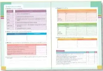 Imagen de páginas de evaluación y autoevaluación del libro.