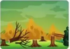 Ilustración del planeta con niños alrededor con acciones de cuidado.