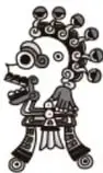 Ilustración de un juguete tradicional mexicano (marioneta o títere) junto a una columna de iconos de proyectos.
