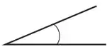 Cuatro ángulos: a) obtuso, b) agudo de 45°, c) agudo de 45°, d) agudo menor que 45°.
