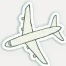 Ilustración de un avión de línea