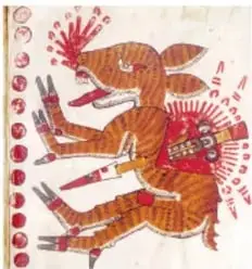 Cerámica polícroma en forma de guajolote con cabeza en el asa, de estilo maya.