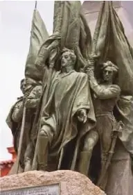 Monumento dedicado a Simón Bolívar en Panamá.