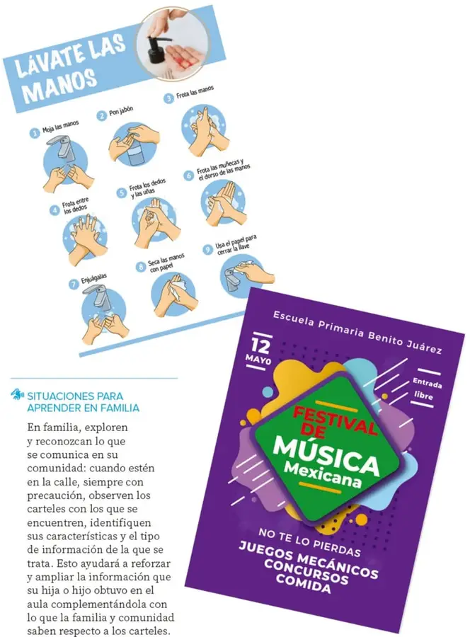 Figura 1 de Nuestros saberes: Libro para alumnos, maestros y familia.   Libro de Educación Primaria Grado 1°  Ciclo Escolar 2025 - 2026