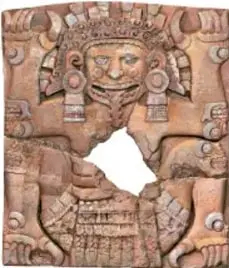 Monolito de la diosa Tlaltecuhtli.