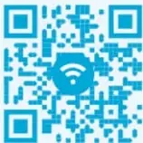 Dos códigos QR con enlaces a la OMS y al video de actividad física, junto a una niña con frutas sobre la mesa.
