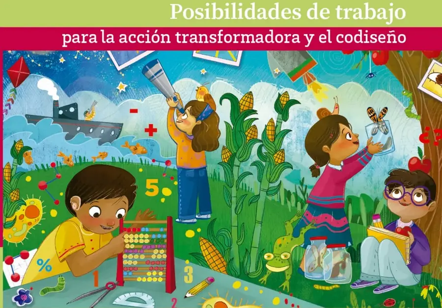 Figura 1 de Posibilidades de trabajo para la acción transformadora y el codiseño. Ficheros. Fase 2  Libro de Educación Preescolar Grado 1°, 2°, 3°  Ciclo Escolar 2025 - 2026