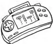 Consola portátil de videojuegos.