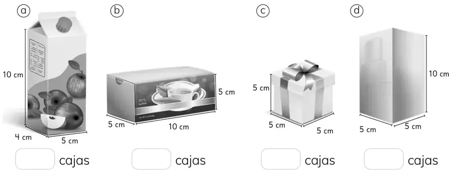 Caja de jugo de 4 cm × 5 cm × 10 cm