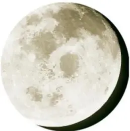 Fotografía de la Luna llena, usada para ilustrar los eclipses.