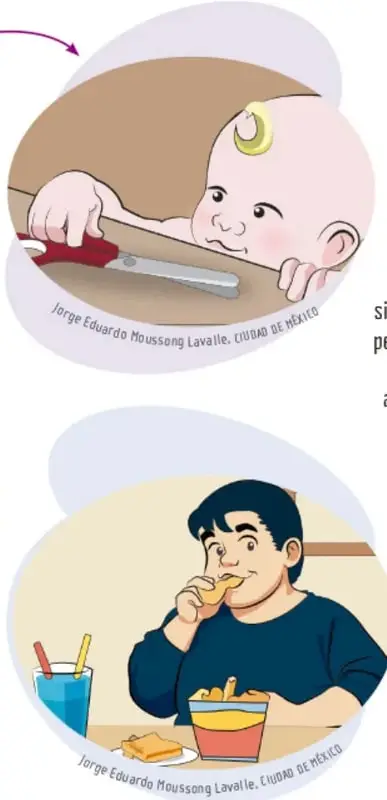 Dos jóvenes en actitud de pelea; leyenda sobre la violencia.