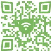 Código QR verde con símbolo de señal, para ver la explicación en video.