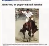 Recuadro de competencia digital que invita a leer un artículo sobre el pueblo montuvio y escribir sus características principales.