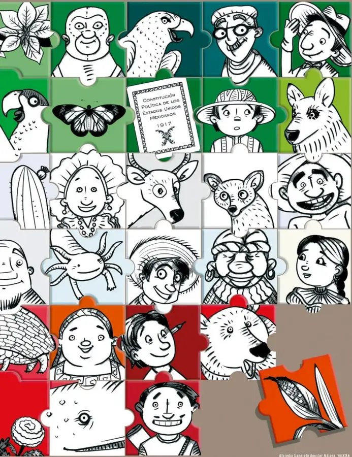 Figura 1 de Colección Sk´asolil. Nuestro libro de proyectos. Libro de Educación Secundaria Grado 2° Ciclo Escolar 2025 - 2026