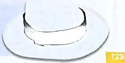 Ilustración de un sombrero de paja toquilla.