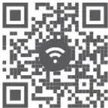 Código QR con símbolo de wifi y el enlace https://bit.ly/3wVV5aN para escuchar la canción 'Mi cuerpo es mi tesoro'.