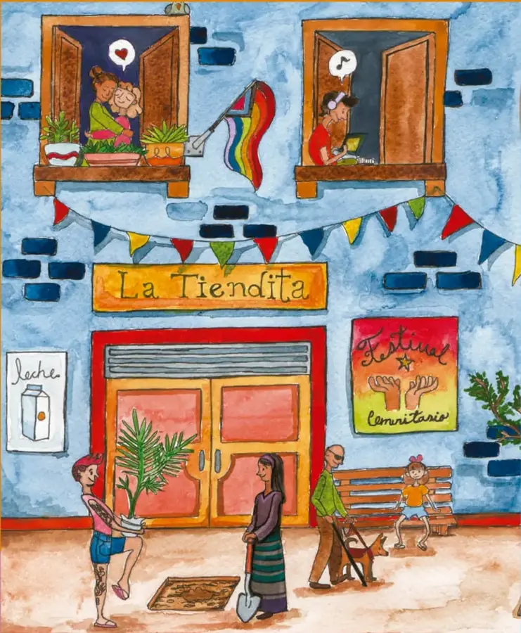 Figura 1 de Proyectos Comunitarios.   Libro de Educación Primaria Grado 4°  Ciclo Escolar 2025 - 2026