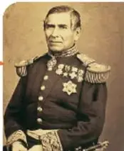 Retrato de Juan Nepomuceno Almonte, político conservador mexicano, con uniforme militar.