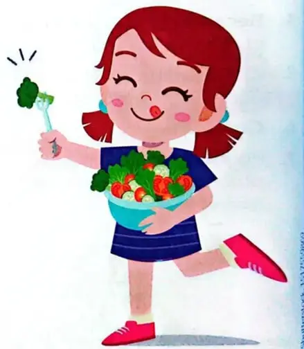 Ilustración decorativa de niñas y niños comunicándose.