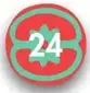 Numerador con el número 24.
