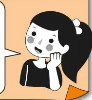 Recuadro de pista con una niña pensando y texto sobre el mínimo común múltiplo.