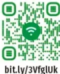 Recuadro verde con nota didáctica que invita a observar el video '¡Me identifico, pertenezco!', incluye un código QR y el enlace bit.ly/3VfgLUk.