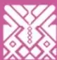 Ícono decorativo de estilo prehispánico/mesoamericano en blanco sobre fondo rosa, acompañando el recuadro de síntesis.