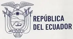 Se observa la frase «Texto de consulta y cuaderno de trabajo», junto con el nombre del Ministerio de Educación y el escudo de la República del Ecuador.