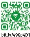 Recuadro con indicación de observar el video '¡Una galería de decisiones!' y un código QR con enlace bit.ly/49Gp4D1.