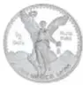 Moneda de plata Serie Libertad, 1/2 onza, México 1994, Museo Numismático Nacional (reverso con el Ángel de la Independencia).