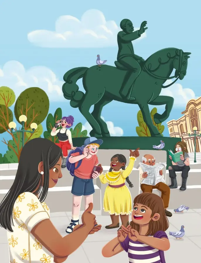 Figura 1 de Proyectos Comunitarios.   Libro de Educación Primaria Grado 4°  Ciclo Escolar 2025 - 2026