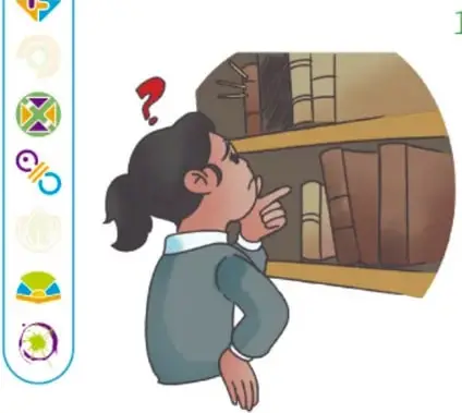 Ilustración de un personaje mascota del libro con instrumentos musicales.