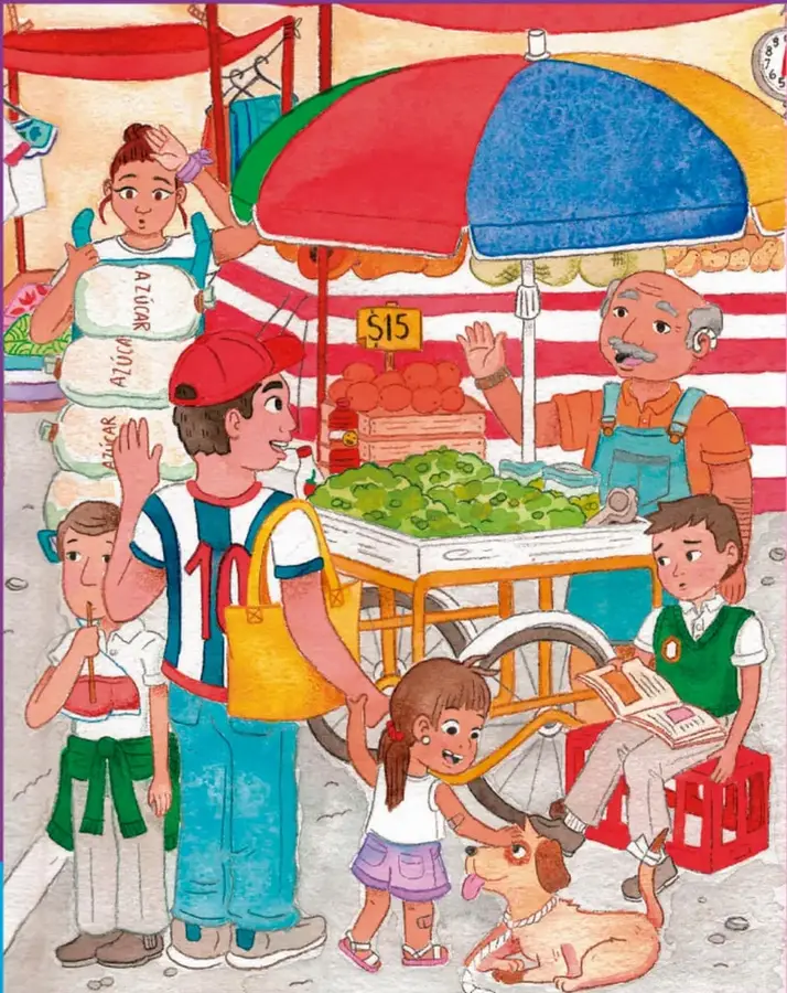 Figura 1 de Proyectos Escolares. Libro de Educación Primaria Grado 1° Ciclo Escolar 2025 - 2026