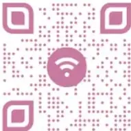 Código QR morado con ícono de wifi y el enlace https://qr.page/g/eViedBTPcn para ver el cortometraje.