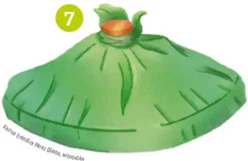 Tapa de la cubeta forrada con una playera verde y sujeta con alambre.