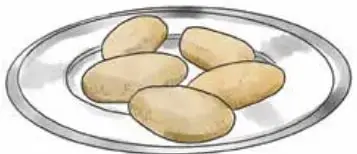 Plato con trozos de cochayuyo cocido.