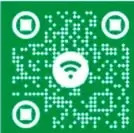 Código QR verde con enlace bit.ly/4aVklhM para consultar cómo se realiza una feria cultural.