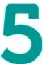 Seis números grandes en verde/azul (1 a 6), alternando izquierda y derecha, unidos por una línea de recorrido serpenteante con nodos circulares; cada número va acompañado de su título y su párrafo explicativo.
