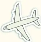 Ilustración de un avión de papel.