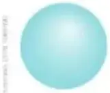 Modelo atómico de Dalton: esfera azul.