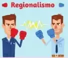 Ilustración de dos personas que representan el regionalismo y una reflexión sobre la necesidad de fortalecer la unidad nacional.