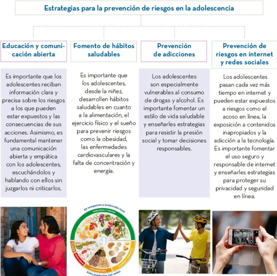 Una adolescente conversa con una persona adulta en un entorno comunitario.